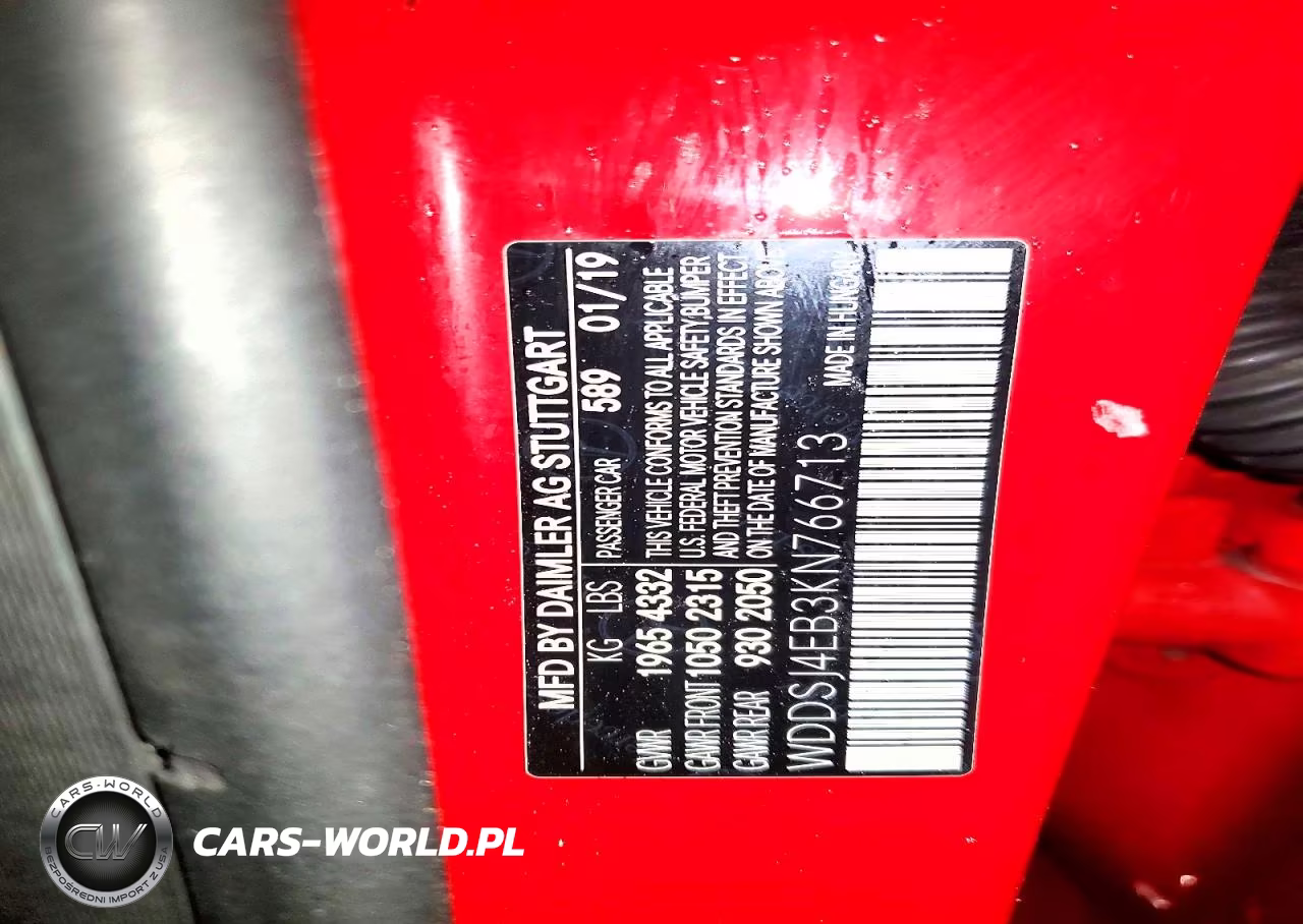 2019 Mercedes-Benz Cla 250 VIN:WDDSJ4EB3KN766713 - 12