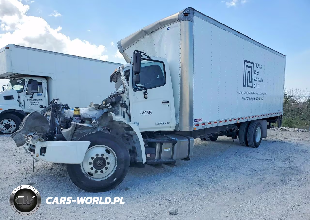 2017 Hino 258-268 Box Truck VIN:5PVNJ8JV1H4S65722 - 1