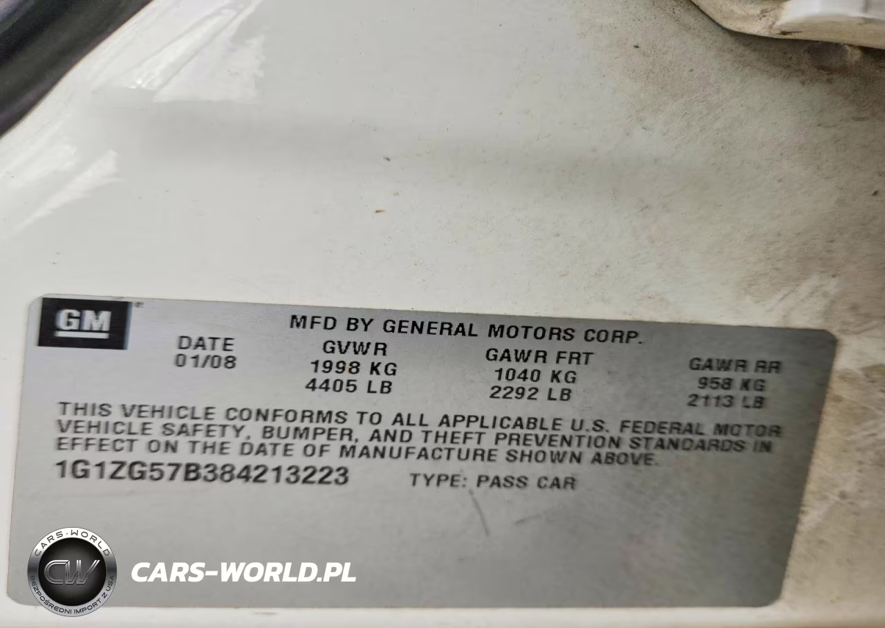 2008 Chevrolet Malibu Ls VIN:1G1ZG57B384213223 - 12