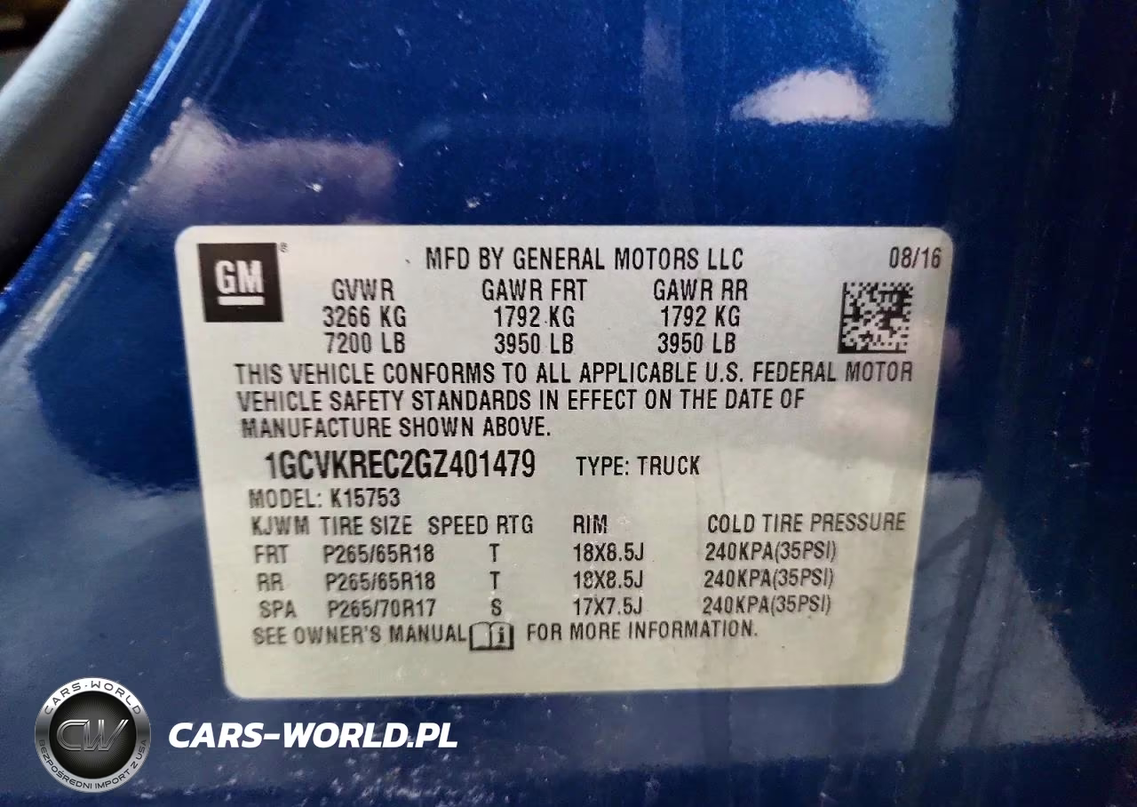 2016 Chevrolet Silverado K1500 Lt VIN:1GCVKREC2GZ401479 - 12