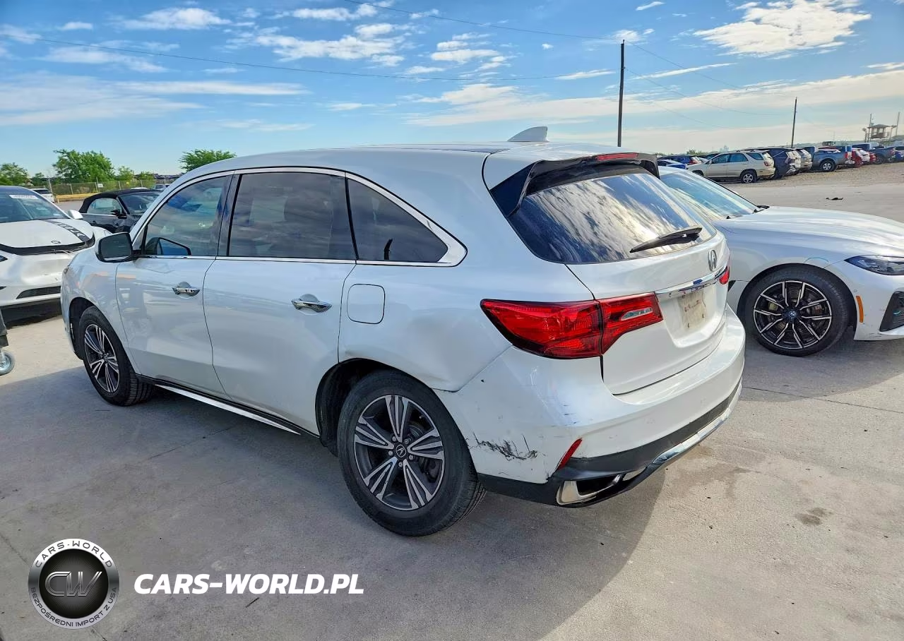 2017 Acura Mdx VIN:5FRYD4H30HB019575 - 2