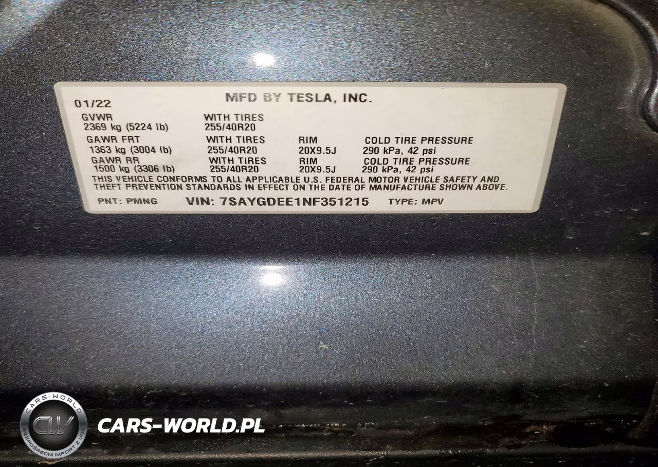 2022 Tesla Model Y VIN:7SAYGDEE1NF351215 - 13