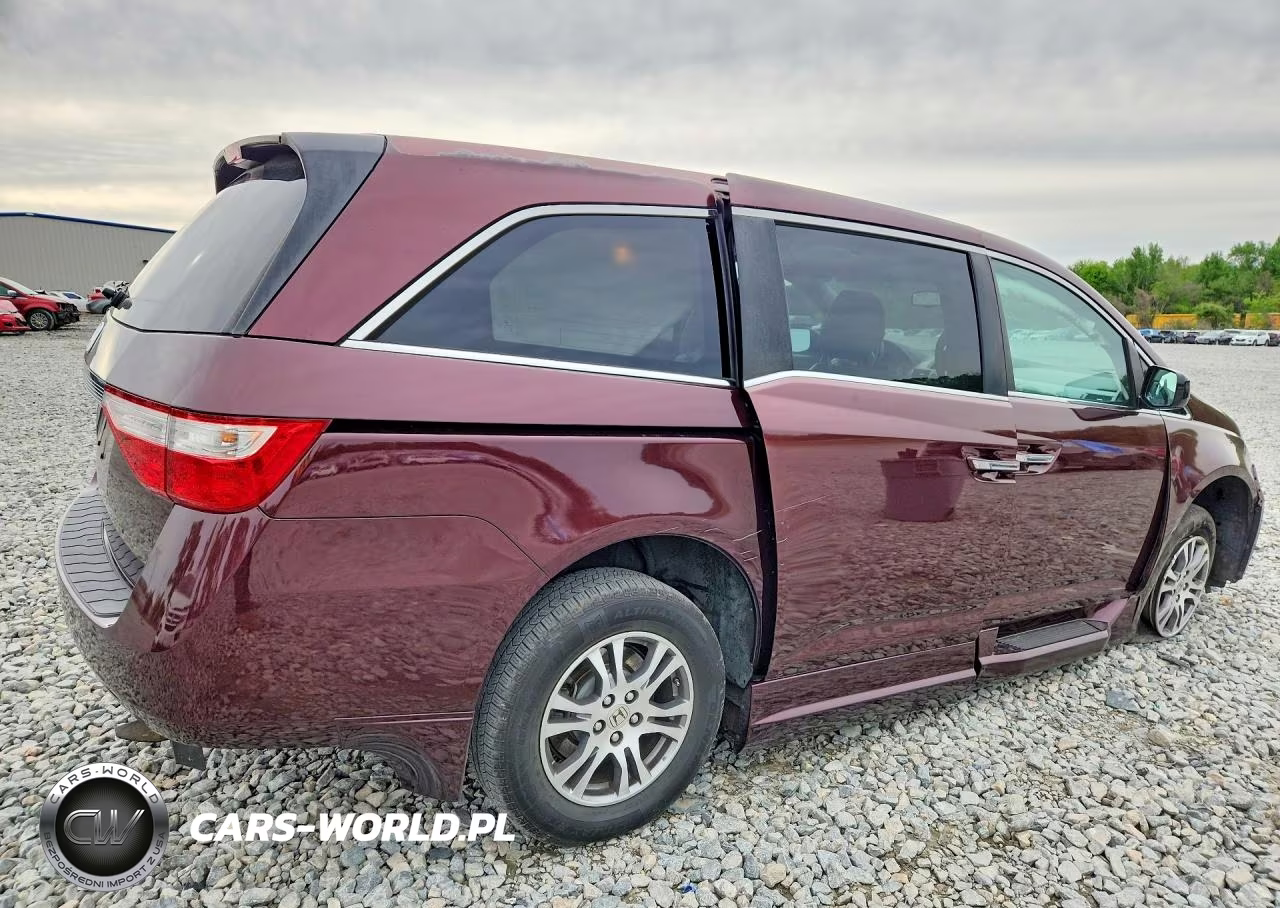 2012 Honda Odyssey Exl VIN:5FNRL5H65CB031593 - 3