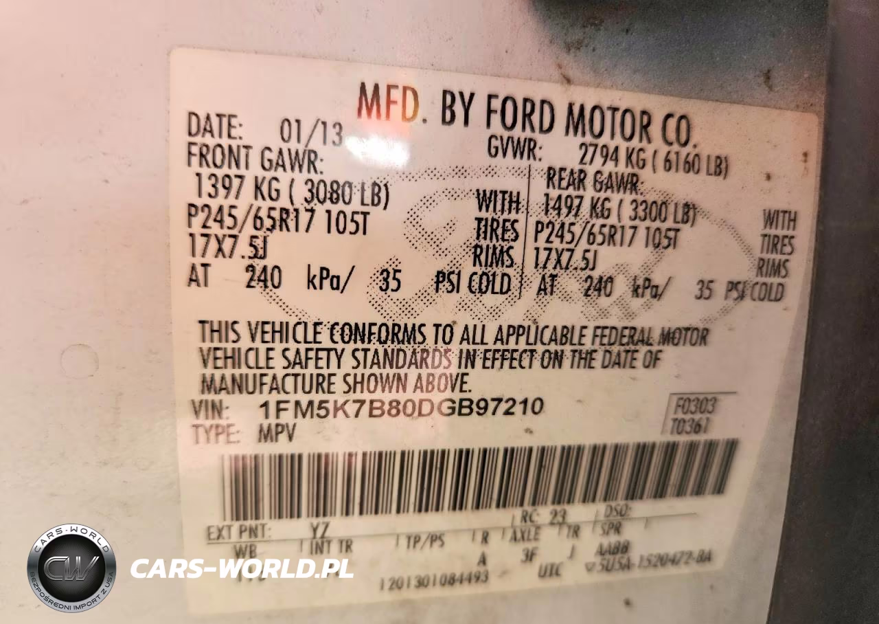 2013 Ford Explorer VIN:1FM5K7B80DGB97210 - 13