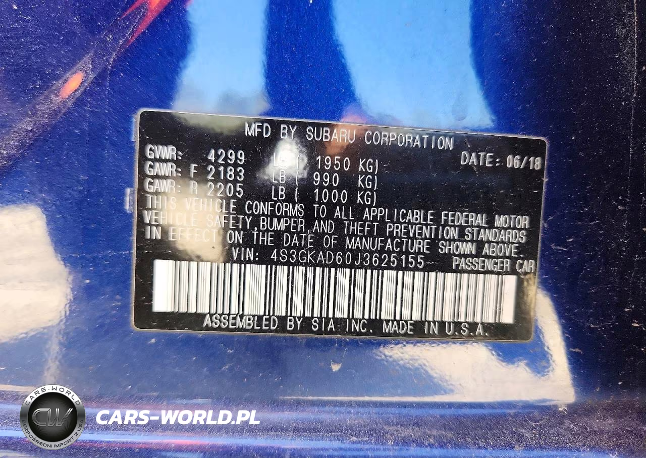 2018 Subaru Impreza Premium Plus VIN:4S3GKAD60J3625155 - 12