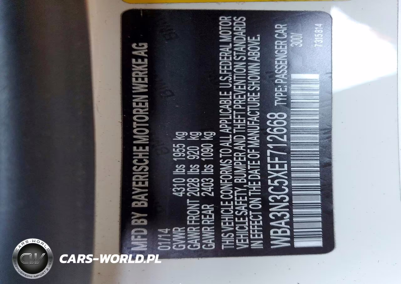 2014 BMW 428 I VIN:WBA3N3C5XEF712668 - 12