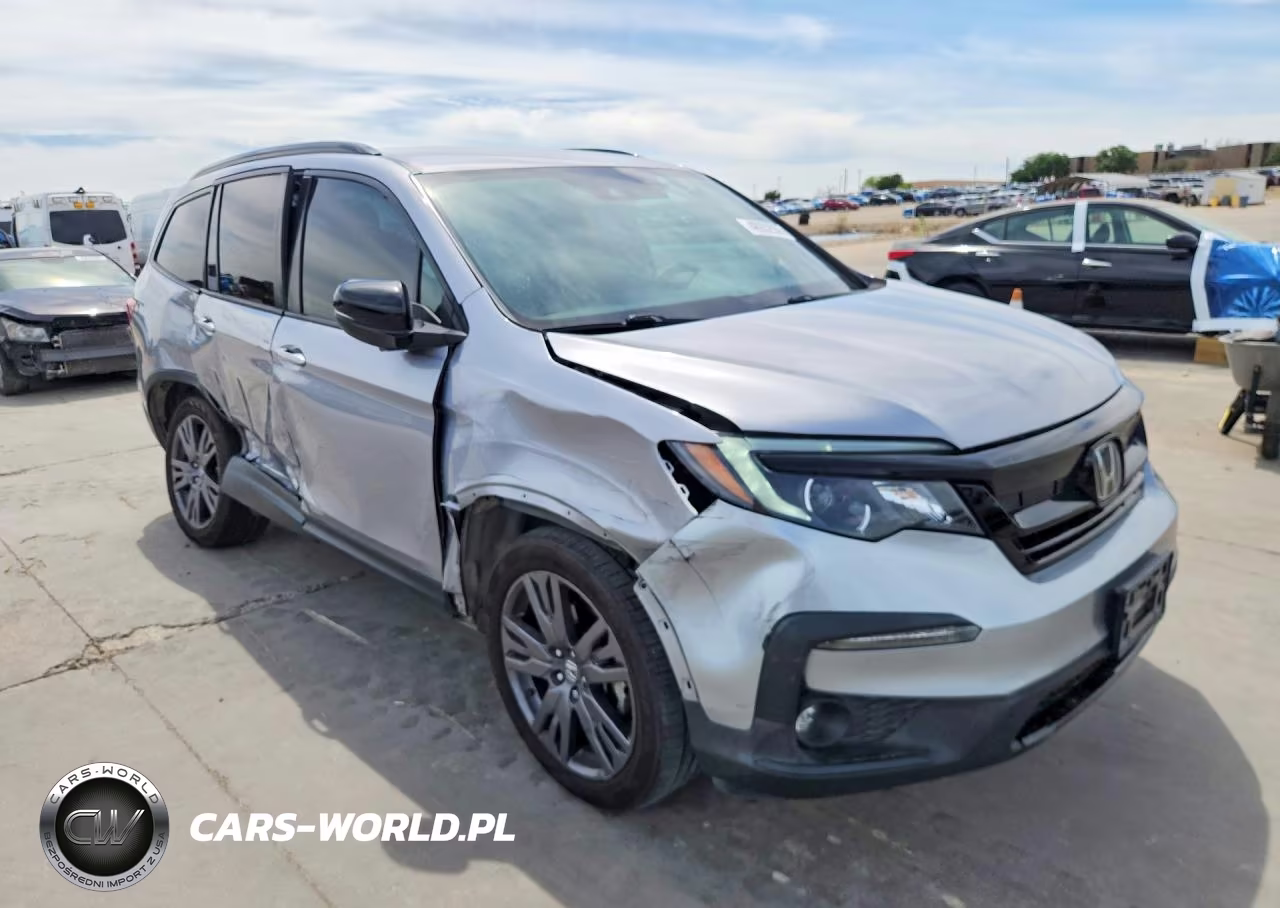 2022 Honda Pilot Sport VIN:5FNYF6H39NB072570 - 4