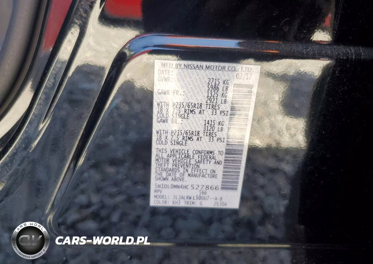 2017 Infiniti Qx60 Base VIN:5N1DL0MN4HC527866 - 13
