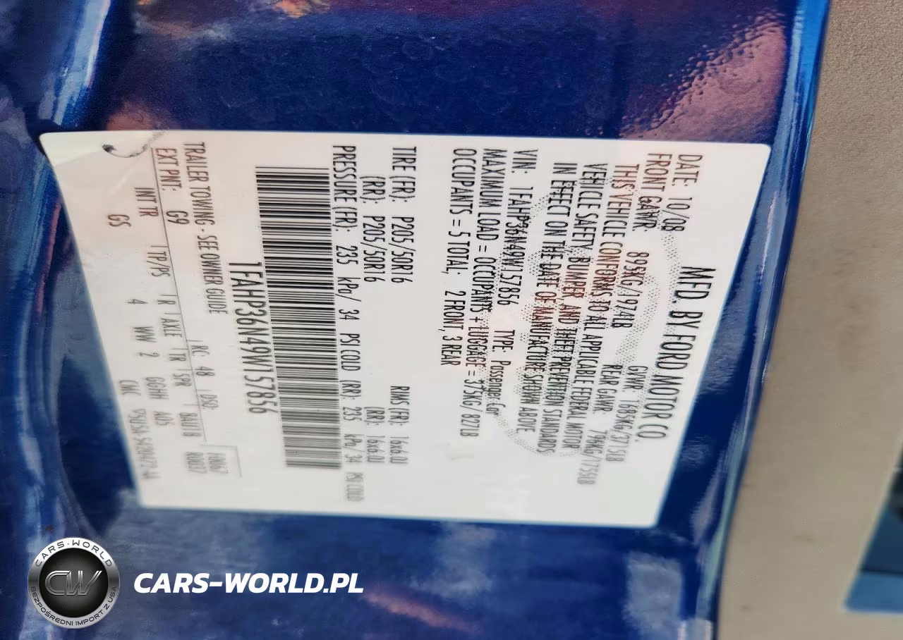 2009 Ford Focus Ses VIN:1FAHP36N49W157856 - 12