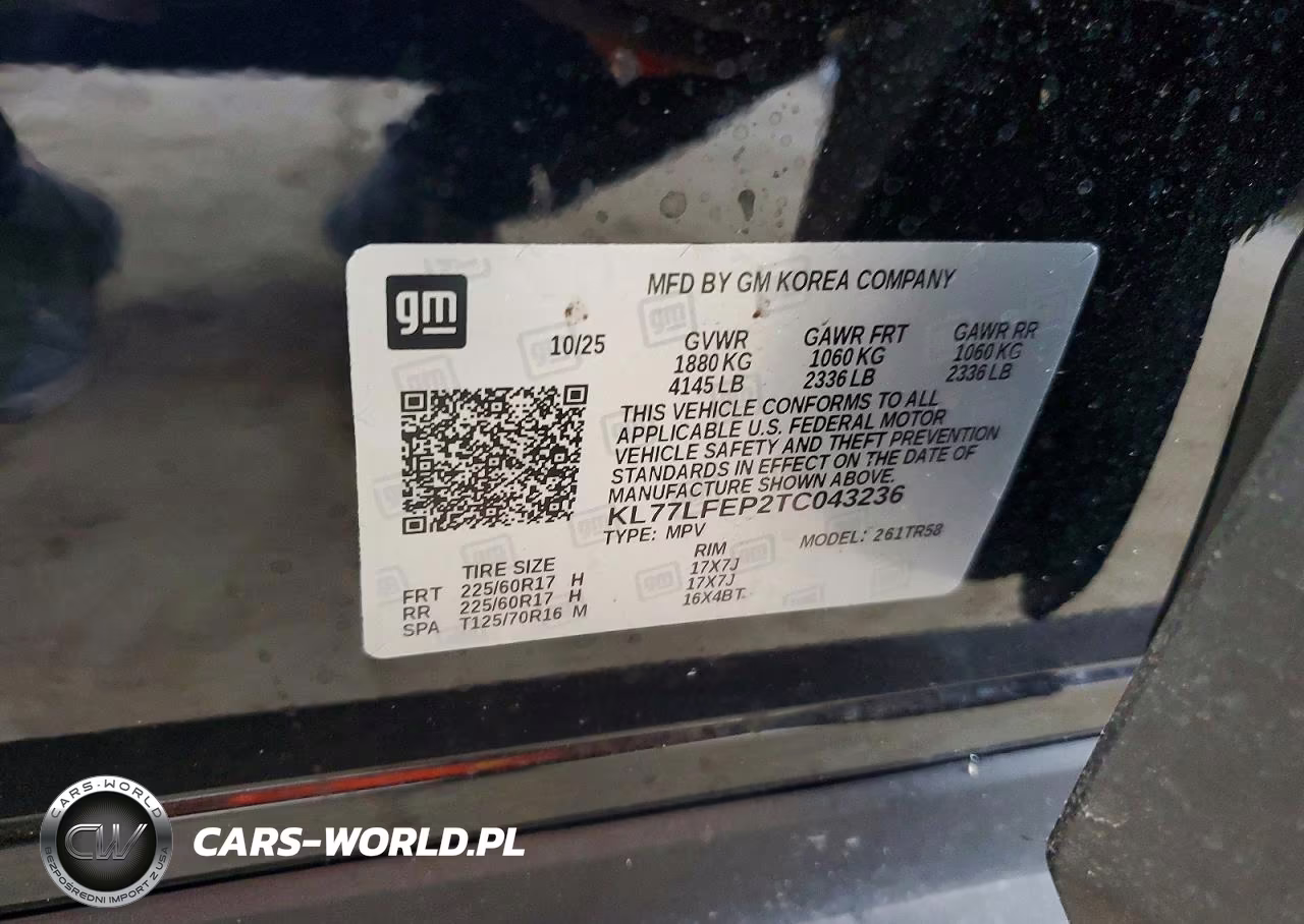 2026 Chevrolet Trax Ls VIN:KL77LFEP2TC043236 - 14