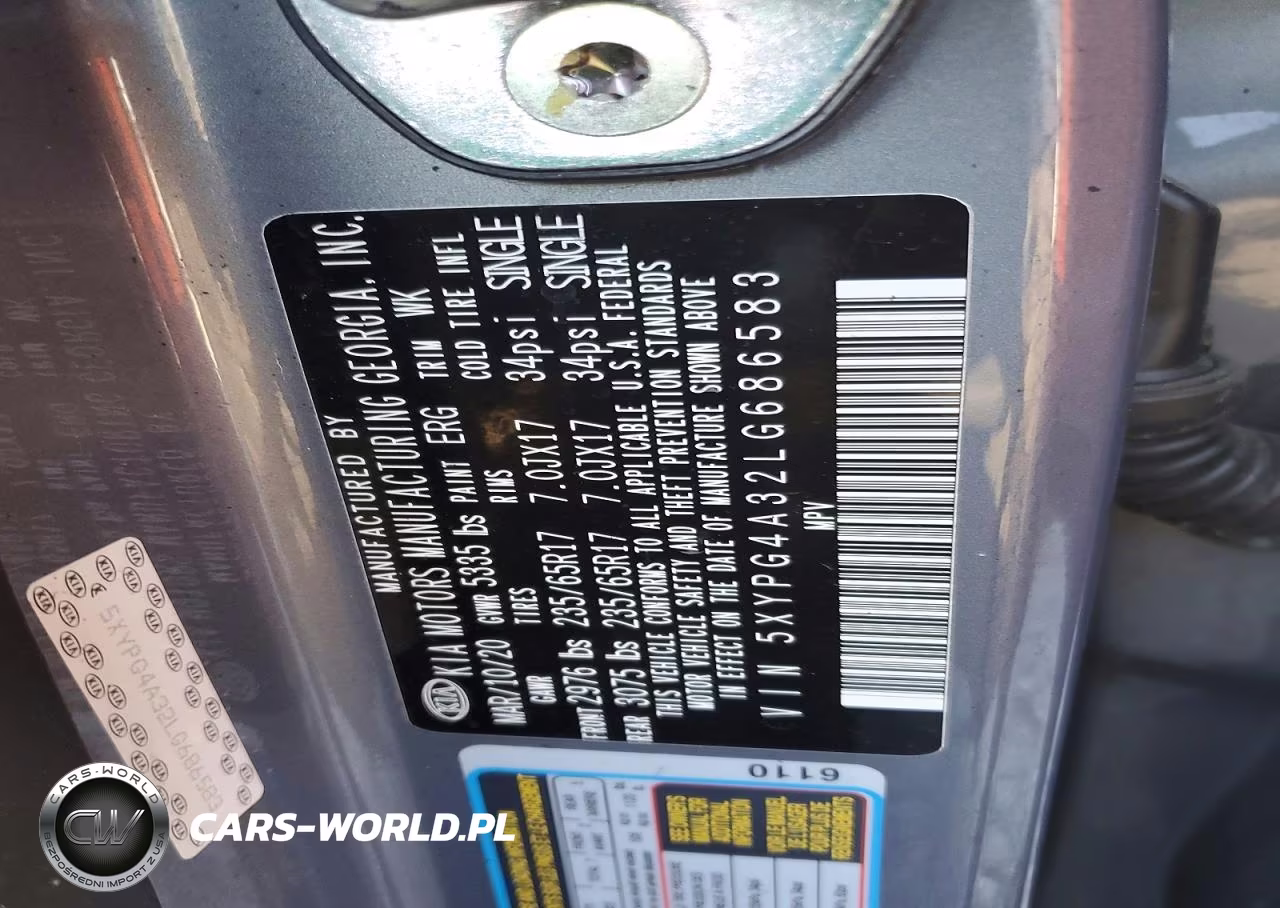 2020 Kia Sorento Lx VIN:5XYPG4A32LG686583 - 13