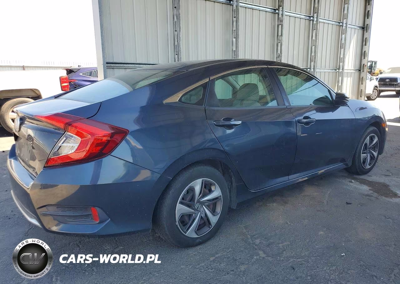 2019 Honda Civic Lx VIN:19XFC2F69KE207070 - 3