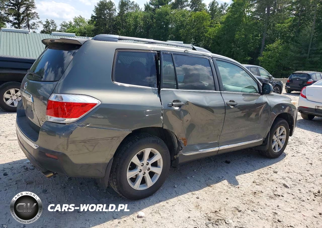 2012 Toyota Highlander Se VIN:5TDBK3EH2CS101206 - 3