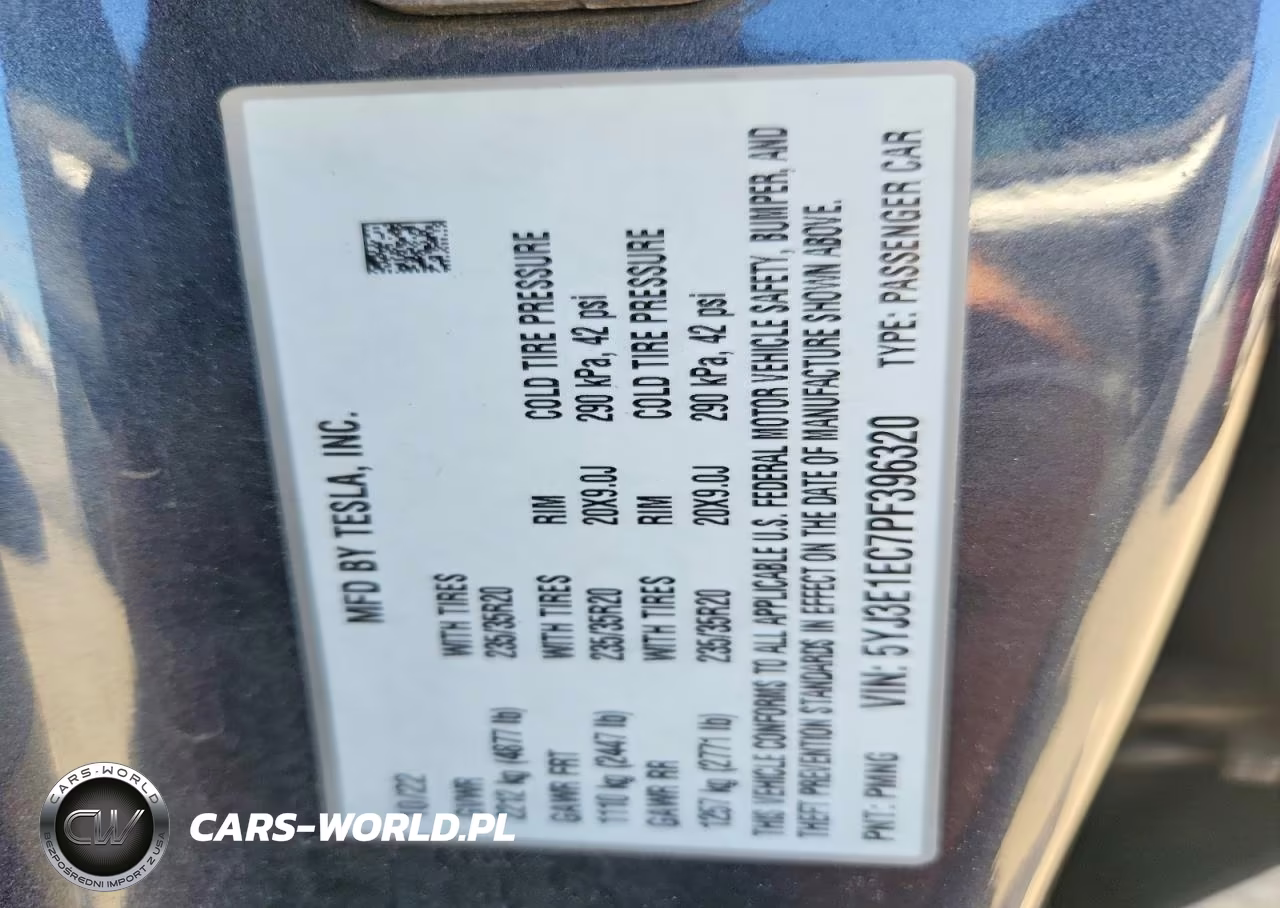 2023 Tesla Model 3 VIN:5YJ3E1EC7PF396320 - 12