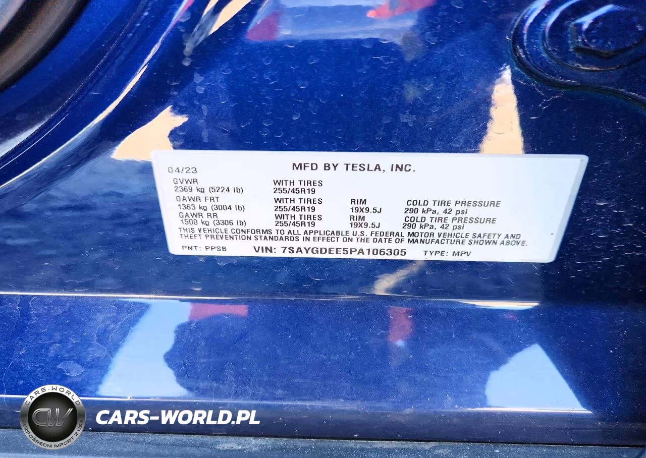 2023 Tesla Model Y VIN:7SAYGDEE5PA106305 - 13