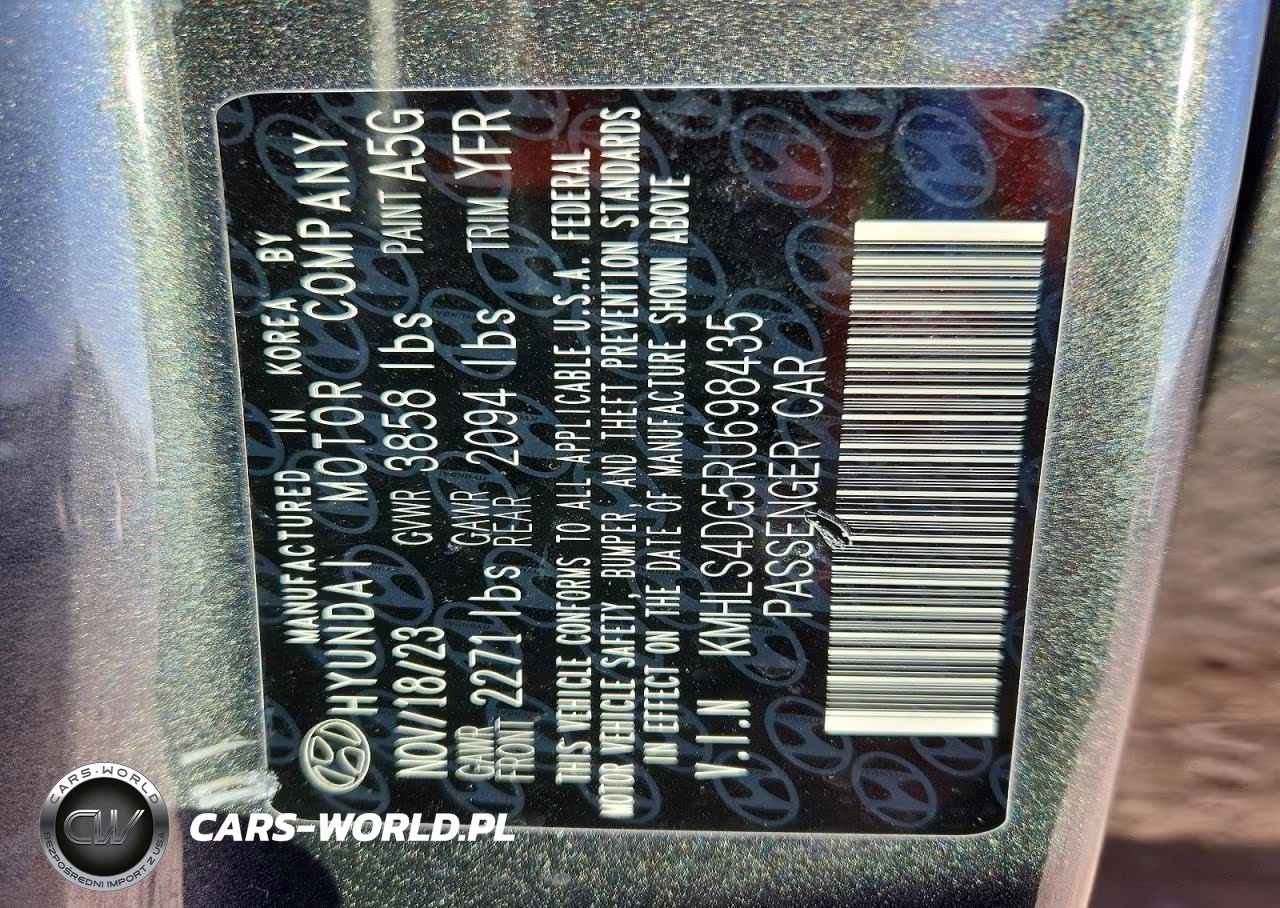 2024 Hyundai Elantra Sel VIN:KMHLS4DG5RU698435 - 12