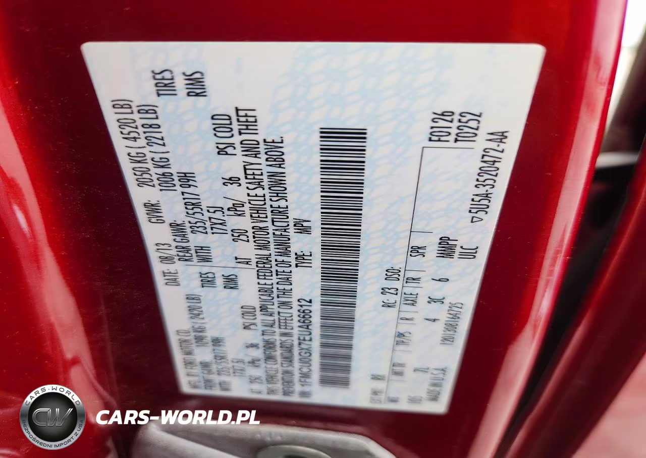 2014 Ford Escape Se VIN:1FMCU0GX7EUA66612 - 13