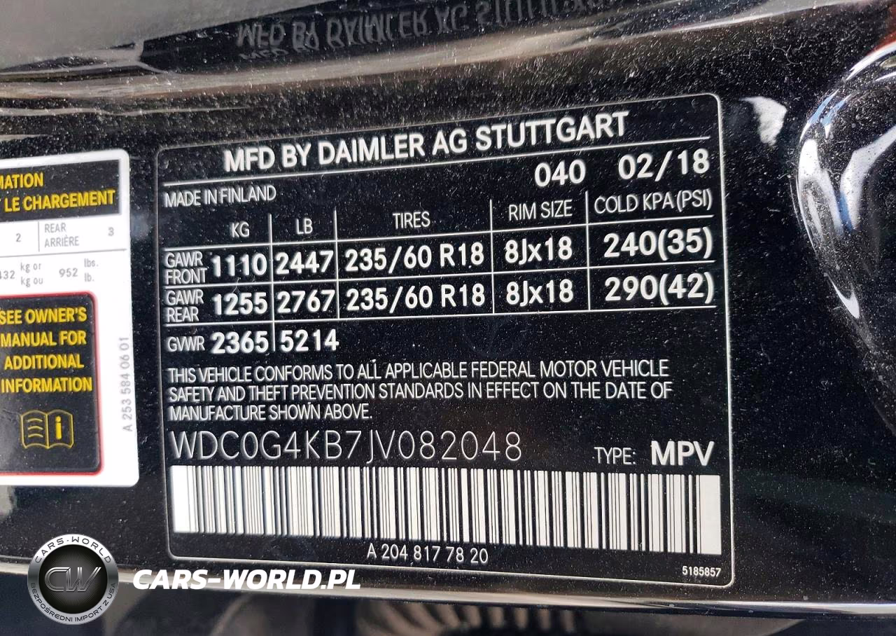 2018 Mercedes-Benz Glc 300 4Matic VIN:WDC0G4KB7JV082048 - 14