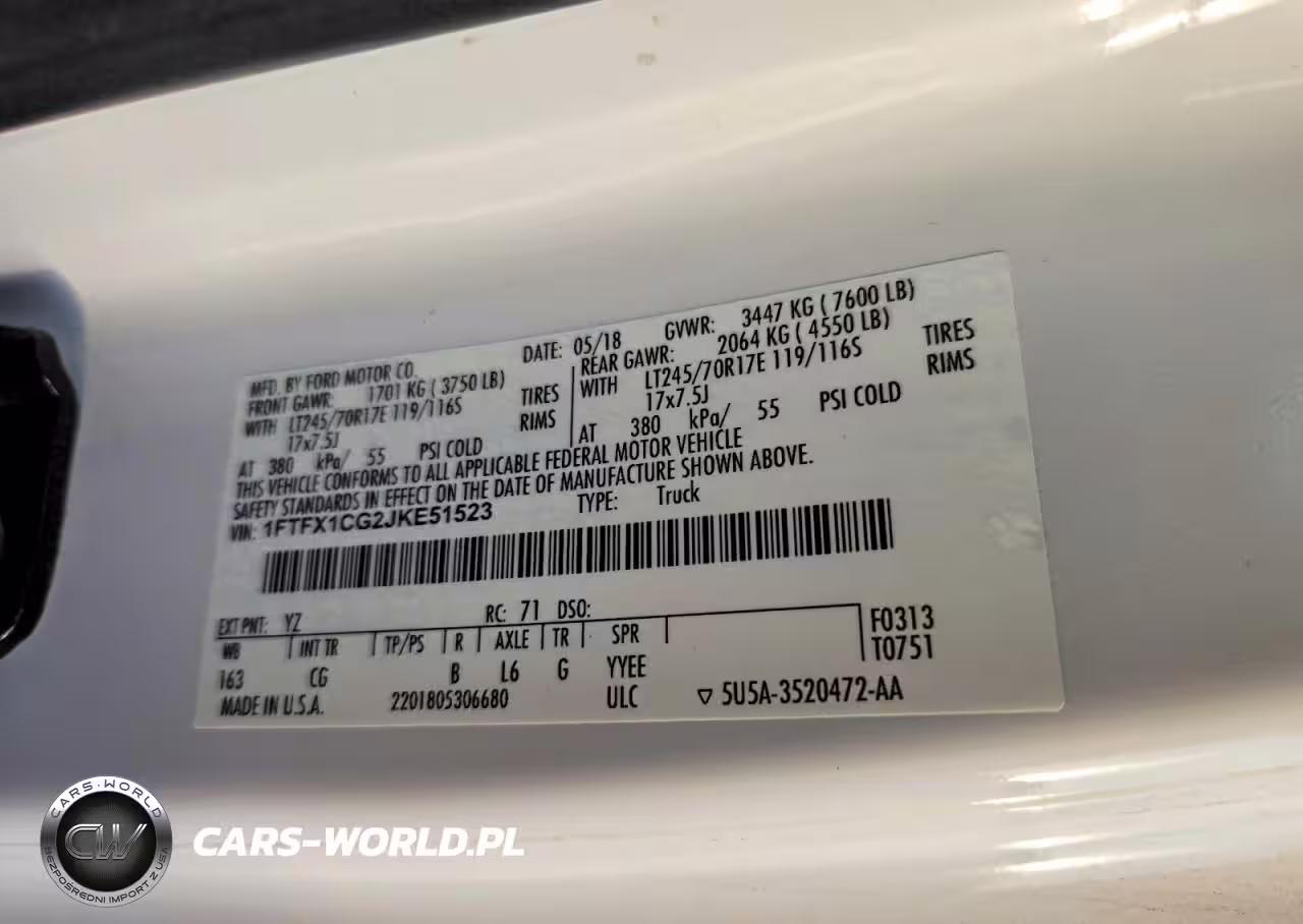2018 Ford F150 Super Cab VIN:1FTFX1CG2JKE51523 - 12