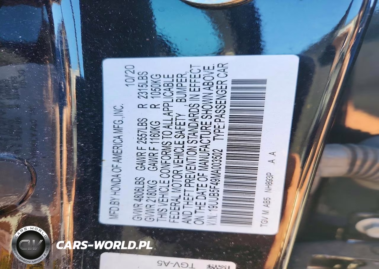 2021 Acura Tlx Technology VIN:19UUB5F49MA003502 - 12