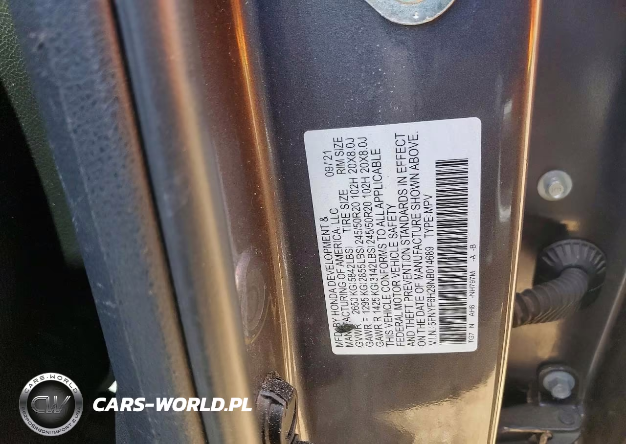 2022 Honda Pilot Se VIN:5FNYF6H29NB014689 - 12
