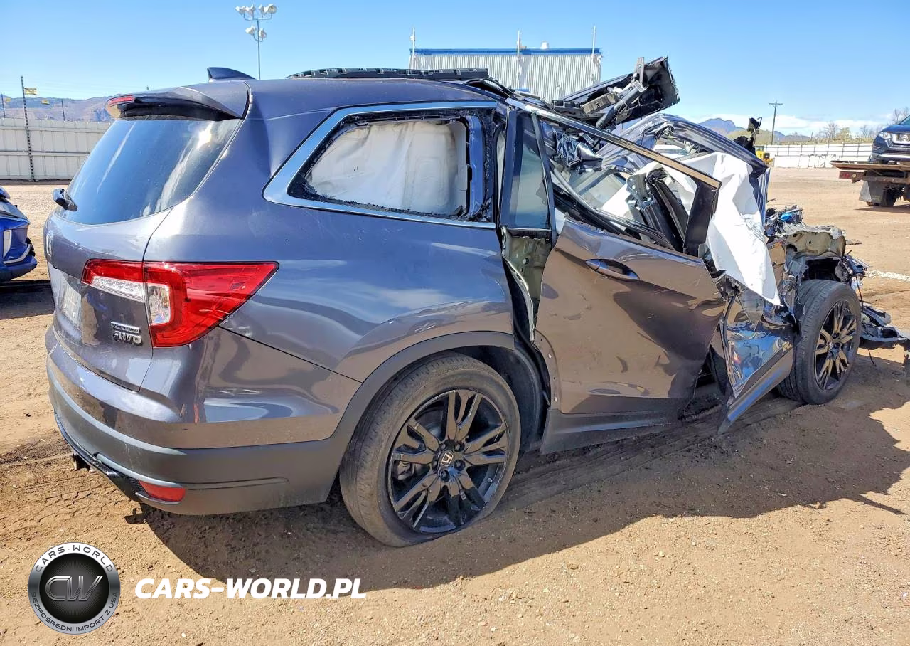 2022 Honda Pilot Se VIN:5FNYF6H29NB014689 - 3