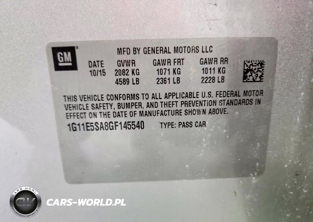2016 Chevrolet Malibu Limited Ltz VIN:1G11E5SA8GF145540 - 12
