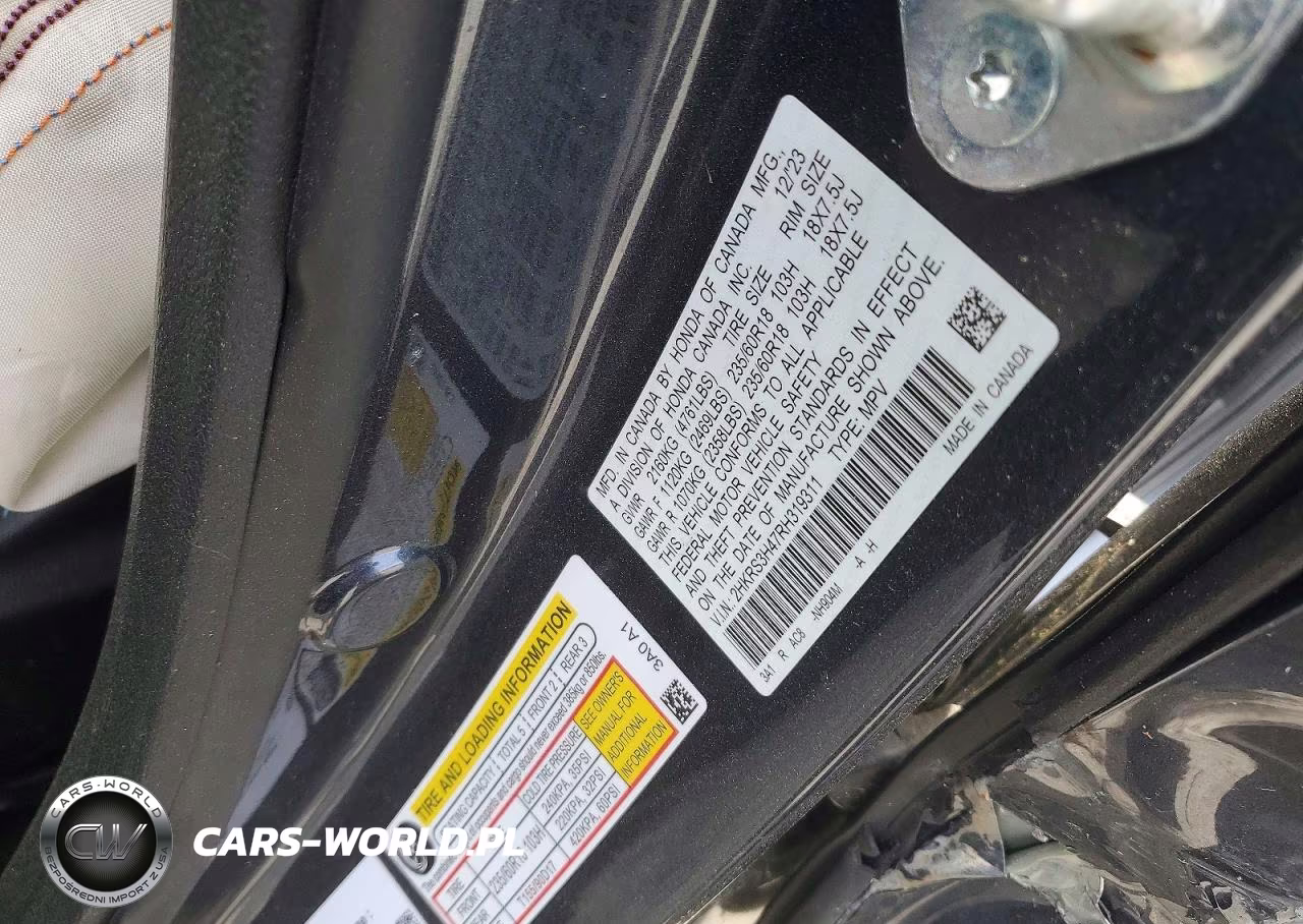 2024 Honda Cr-V Ex VIN:2HKRS3H47RH319311 - 13