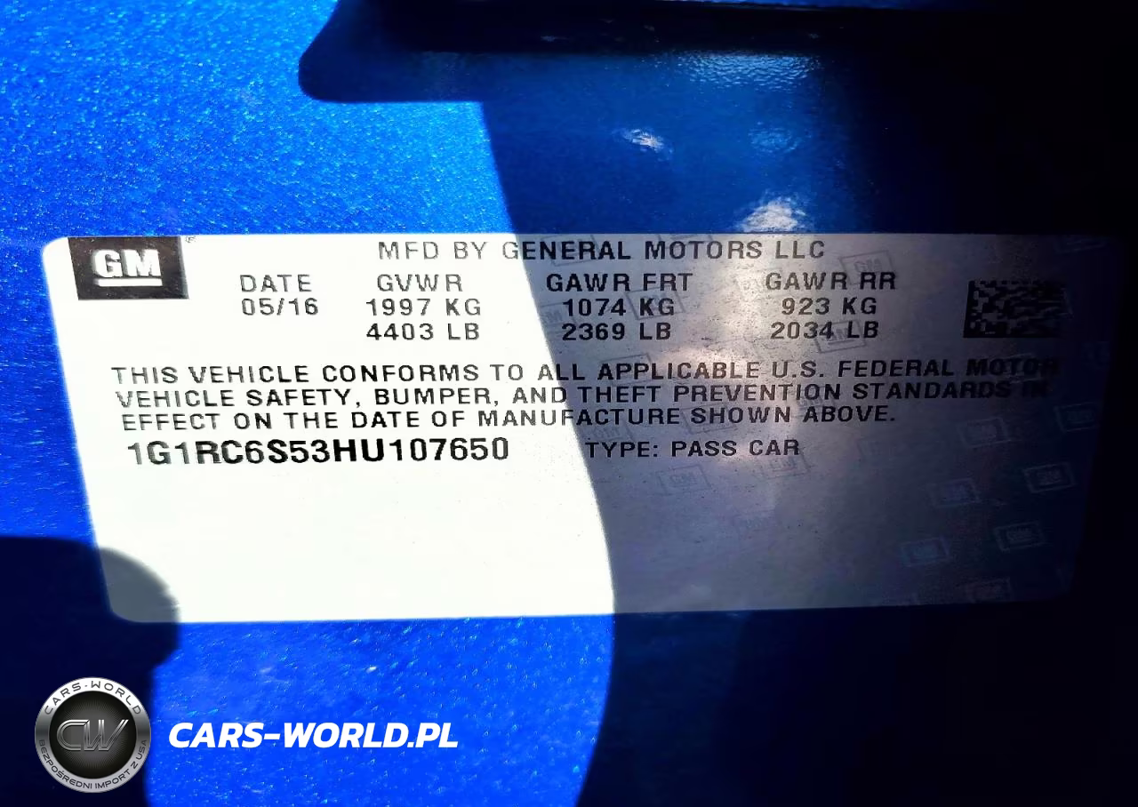 2017 Chevrolet Volt Lt VIN:1G1RC6S53HU107650 - 13