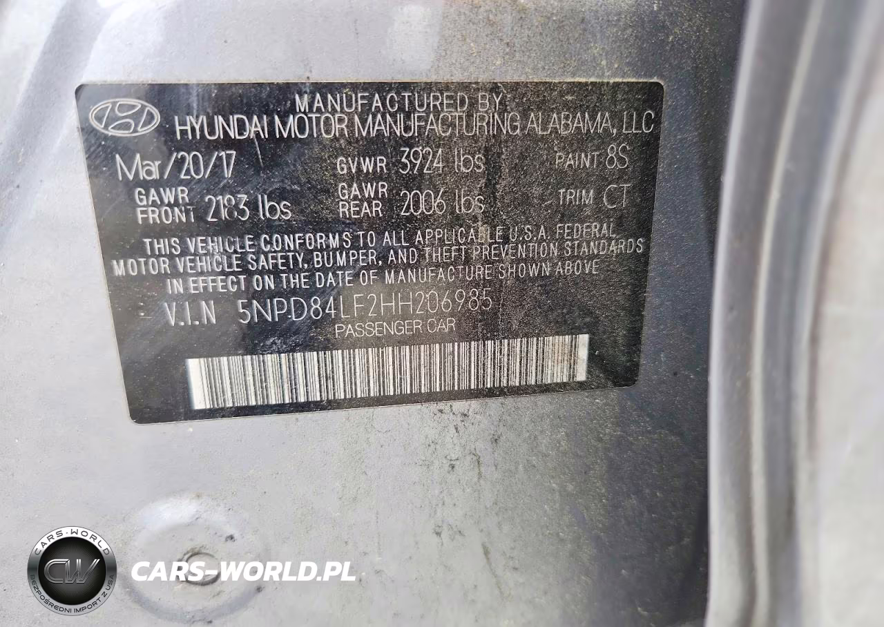 2017 Hyundai Elantra Value Edition VIN:5NPD84LF2HH206985 - 12