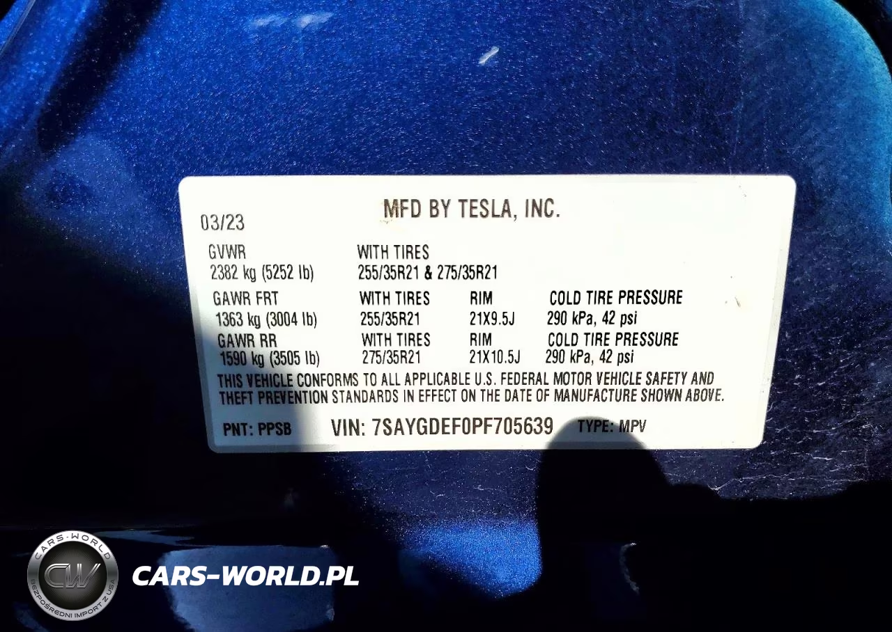 2023 Tesla Model Y VIN:7SAYGDEF0PF705639 - 13