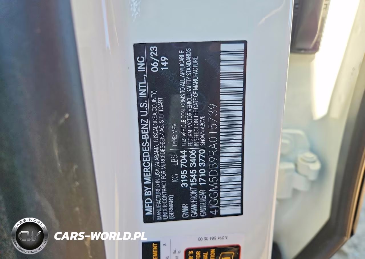 2024 Mercedes-Benz Eqe Suv Amg 4Matic VIN:4JGGM5DB9RA015739 - 12