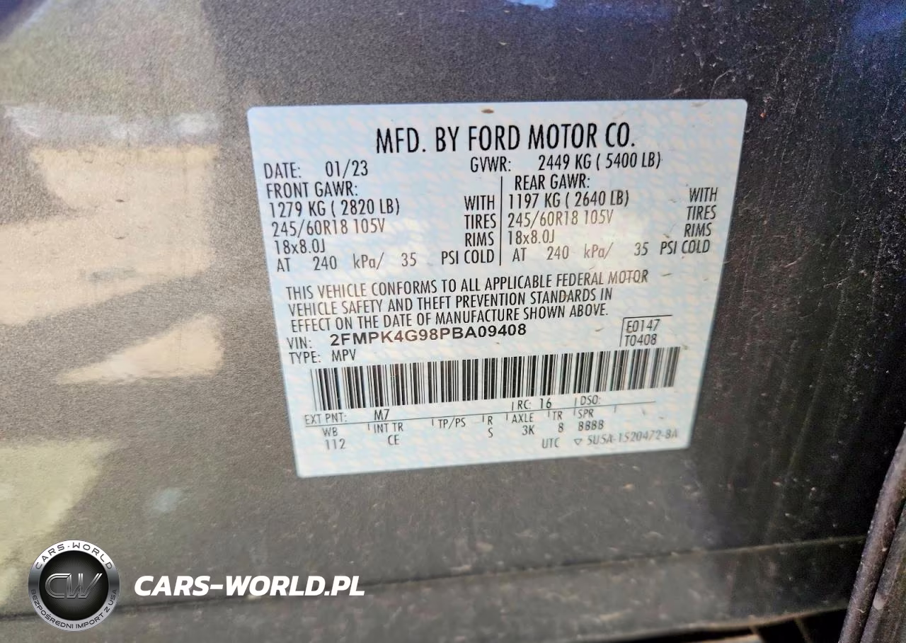 2023 Ford Edge Se VIN:2FMPK4G98PBA09408 - 13