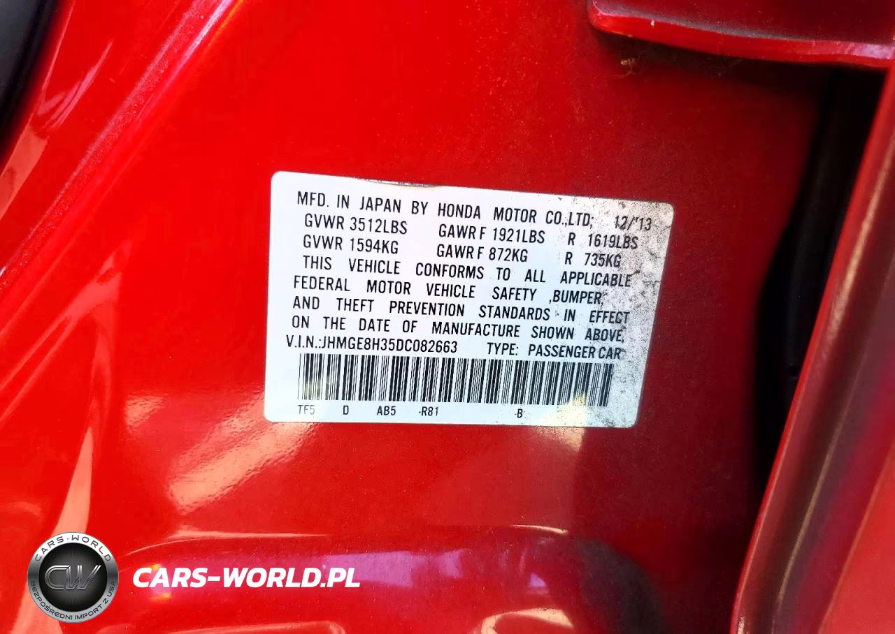 2013 Honda Fit VIN:JHMGE8H35DC082663 - 13