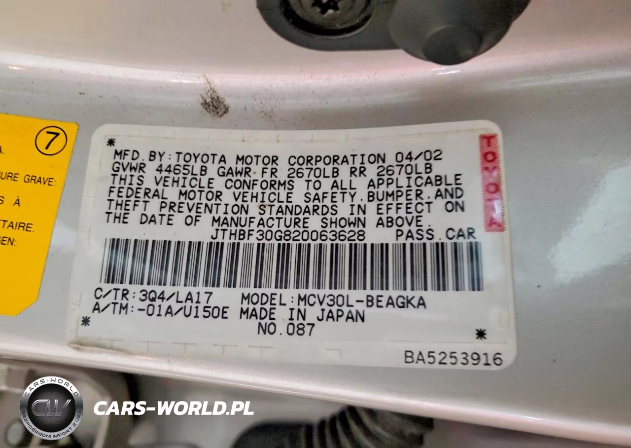 2002 Lexus Es 300 Base VIN:JTHBF30G820063628 - 12