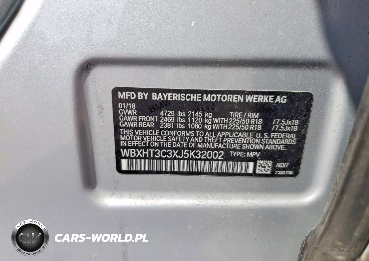 2018 BMW X1 xDrive28I VIN:WBXHT3C3XJ5K32002 - 14