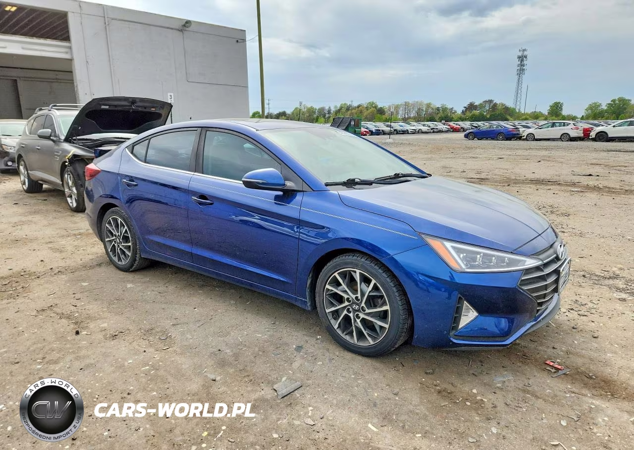 2019 Hyundai Elantra Limited VIN:5NPD84LF9KH409346 - 4
