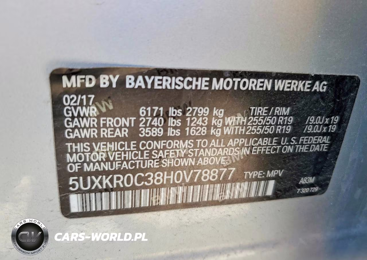 2017 BMW X5 xDrive35I VIN:5UXKR0C38H0V78877 - 13