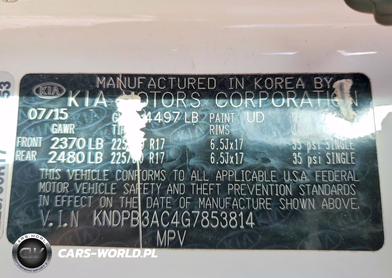 2016 Kia Sportage Lx VIN:KNDPB3AC4G7853814 - 12