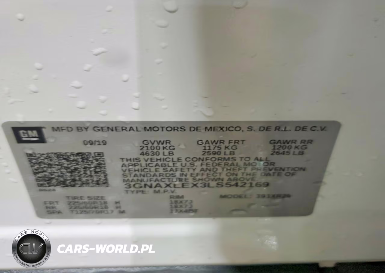 2020 Chevrolet Equinox Lt VIN:3GNAXLEX3LS542169 - 13