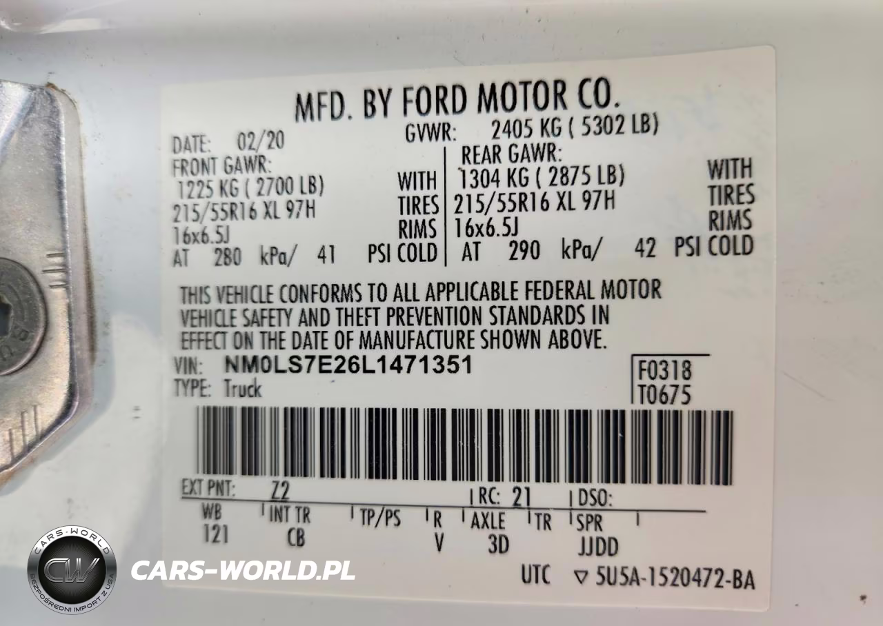 2020 FORD TRANSIT CONNECT XL CARGO VAN VIN:NM0LS7E26L1471351 - 13