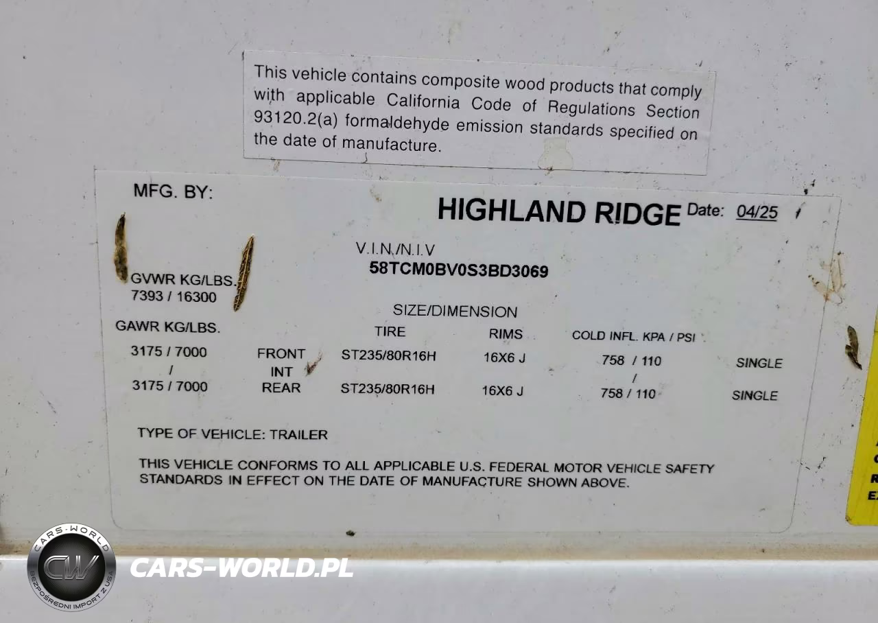 2025 Highland Ridge Open Range Camper VIN:58TCM0BV0S3BD3069 - 10