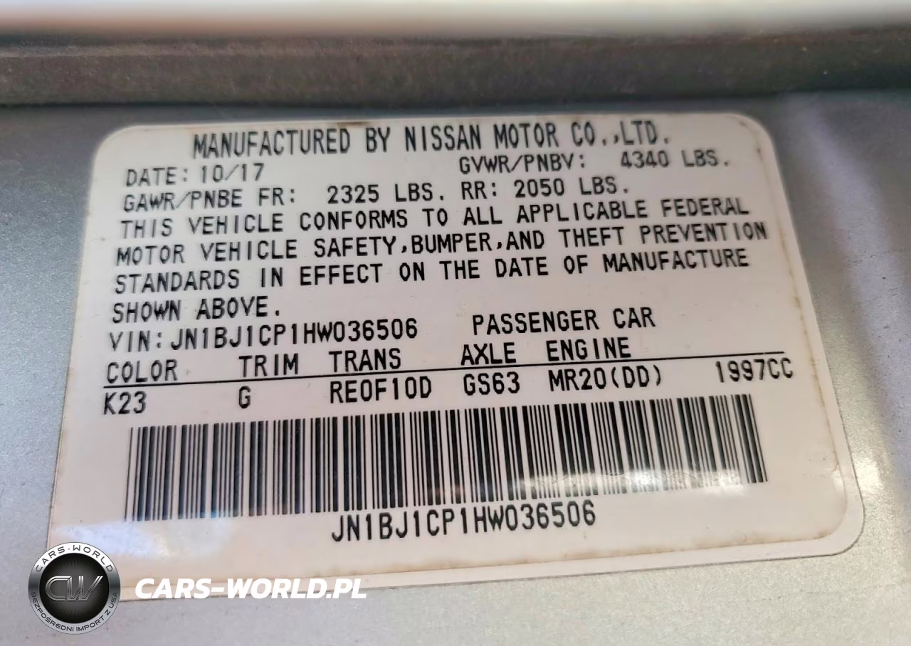 2017 Nissan Rogue Sport S VIN:JN1BJ1CP1HW036506 - 14