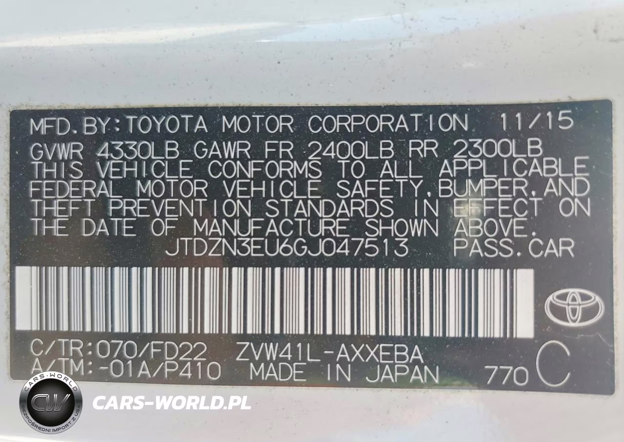 2016 Toyota Prius V Three VIN:JTDZN3EU6GJ047513 - 13