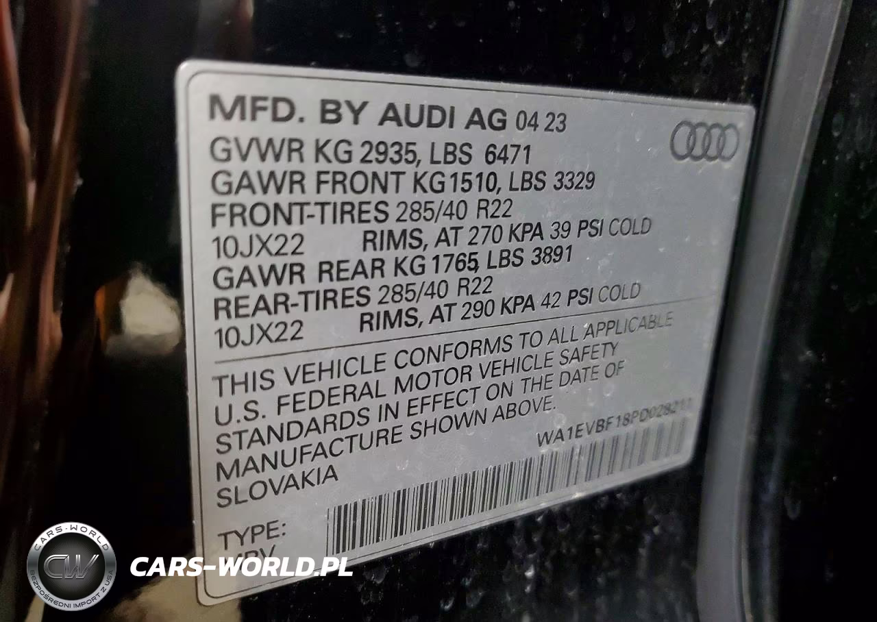 2023 Audi Q8 Premium Plus S-Line VIN:WA1EVBF18PD028211 - 13