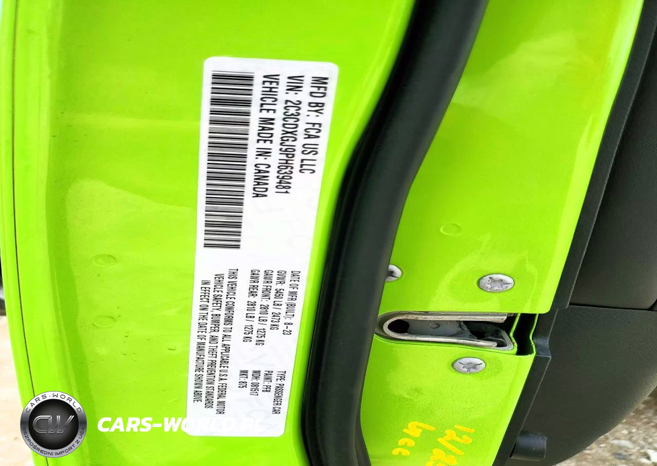 2023 Dodge Charger Scat Pack VIN:2C3CDXGJ9PH639481 - 12