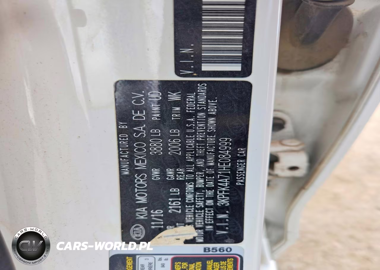 2017 Kia Forte Lx VIN:3KPFK4A71HE084999 - 12
