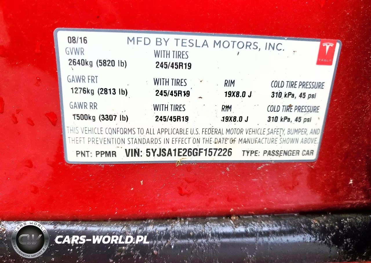 2016 Tesla Model S VIN:5YJSA1E26GF157226 - 13