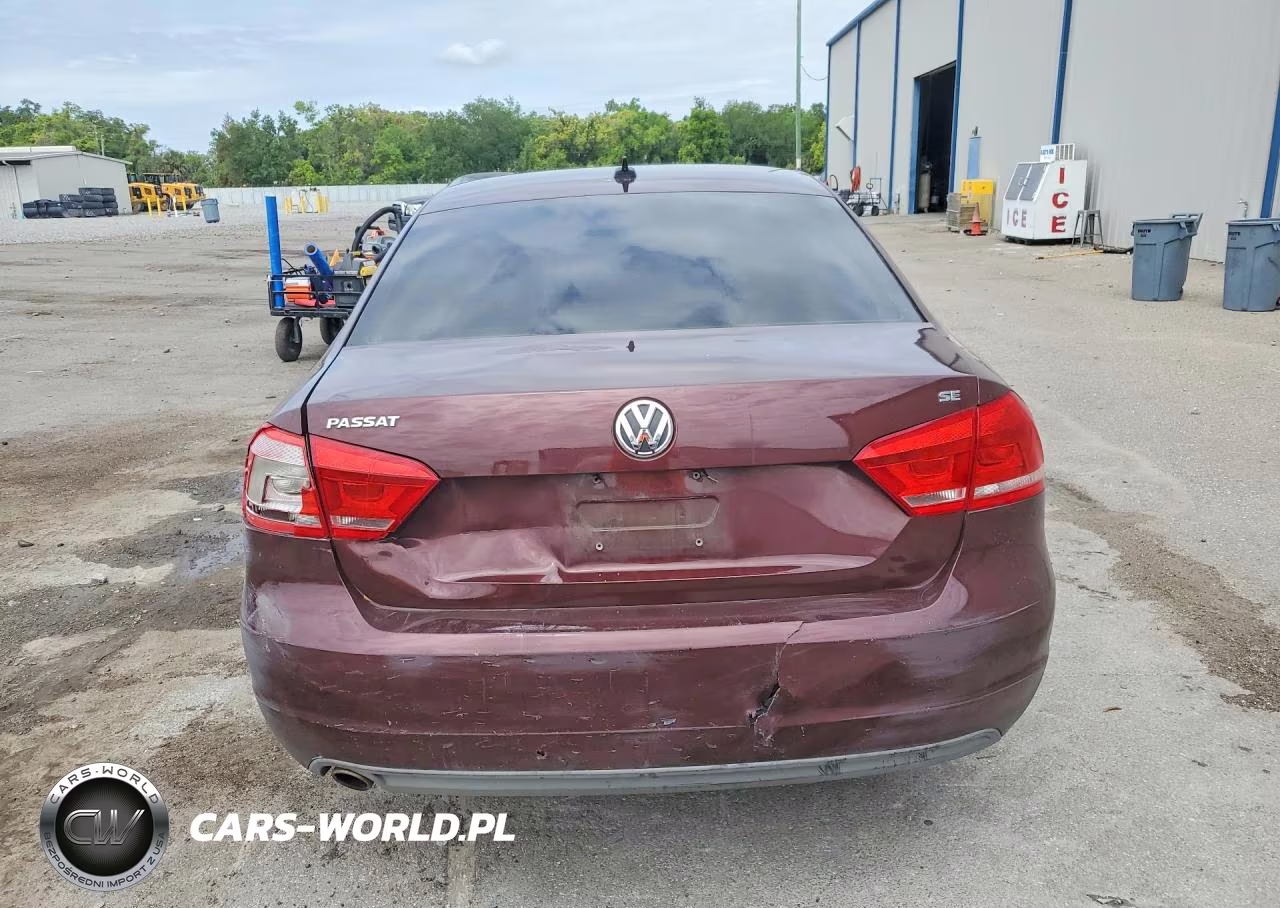 2013 Volkswagen Passat Se VIN:1VWBP7A30DC084781 - 6