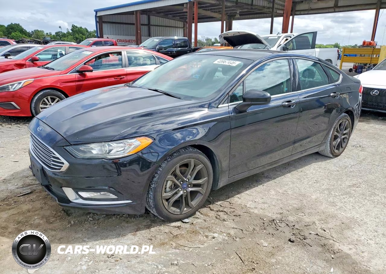 2018 Ford Fusion Se VIN:3FA6P0HD4JR201601 - 1
